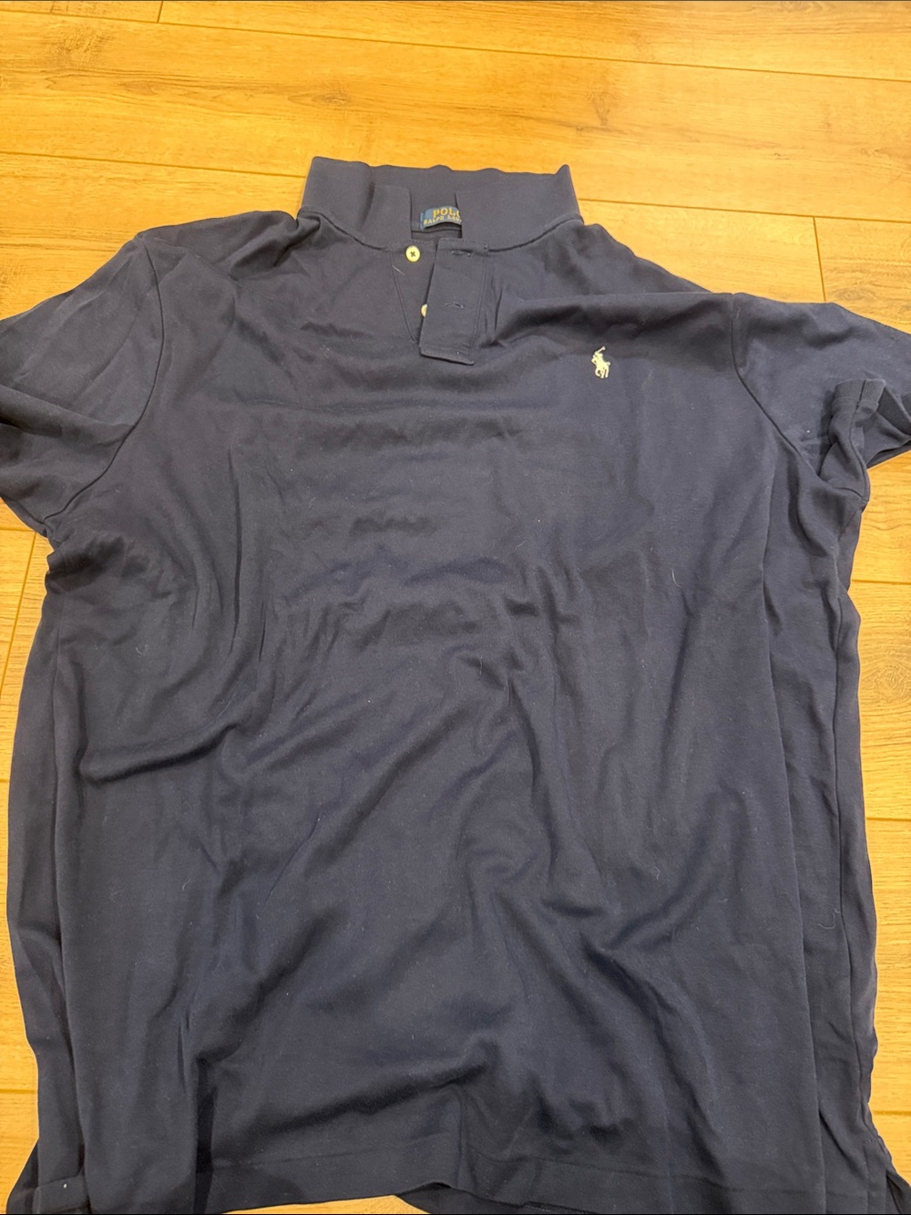 Polo by Ralph Lauren Navy Short-Sleeve Polo with Embroidered Pony